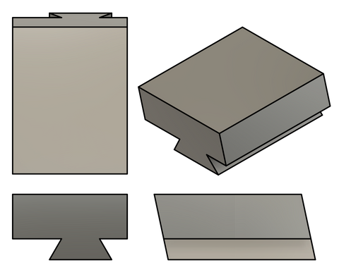 F-95-17-22B Dovetail Form Tool Blank
