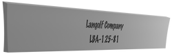 LBA-125-48 7° Beveled (Acme) Cutoff Blade