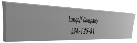 LBA-125-48 7° Beveled (Acme) Cutoff Blade