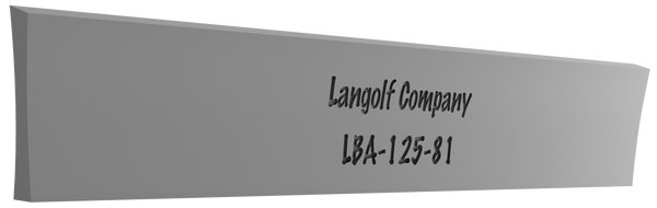 LBA-156-81 7° Beveled (Acme) Cutoff Blade