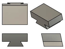 F-188-30-22B Dovetail Form Tool Blank
