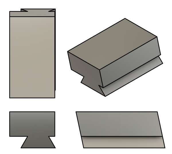 F-95-12-22B Dovetail Form Tool Blank